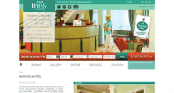 Desktop Screenshot of barosshotel.hu